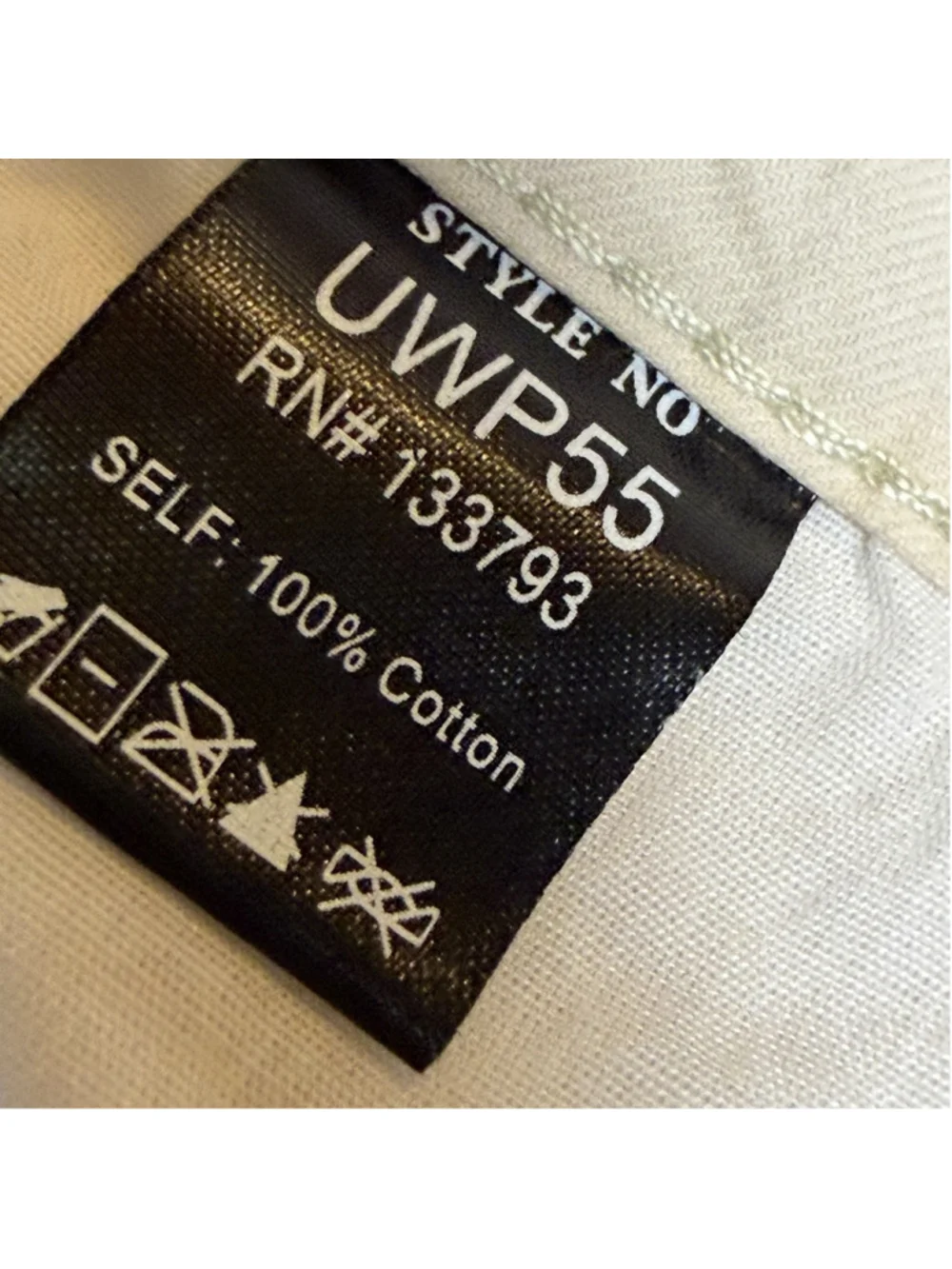 POL Womens Denim & Twill Embroidered Patchwork Wide Leg Pants MED Cream Lace EUC - Picture 8 of 9